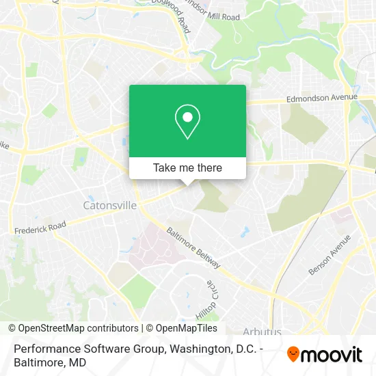 Performance Software Group map