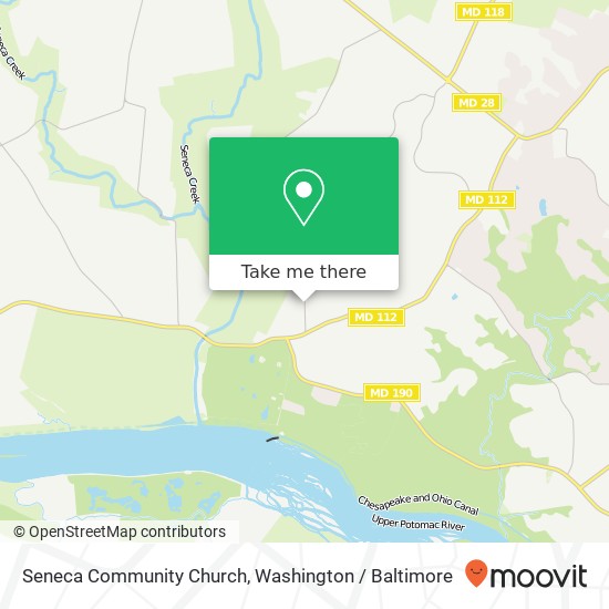 Seneca Community Church map