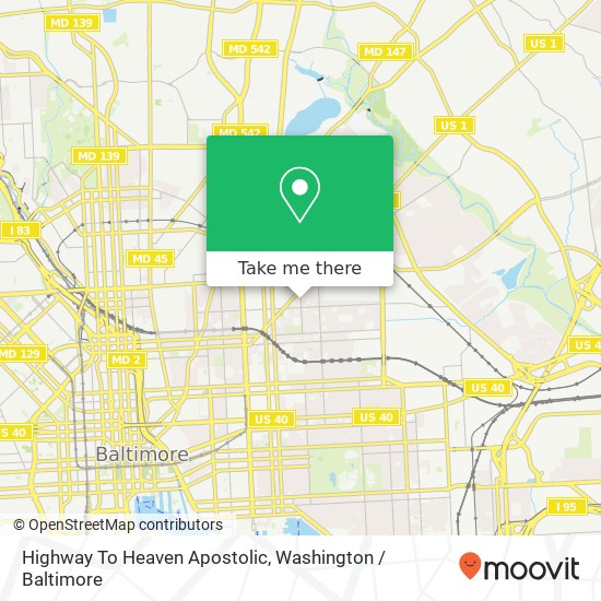Mapa de Highway To Heaven Apostolic