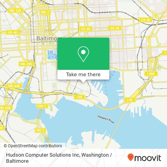 Hudson Computer Solutions Inc map