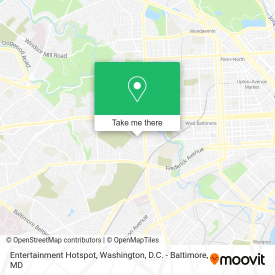 Entertainment Hotspot map