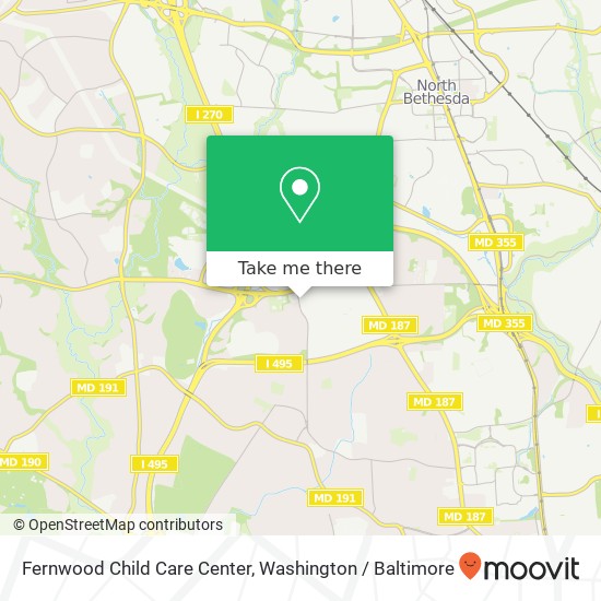 Mapa de Fernwood Child Care Center