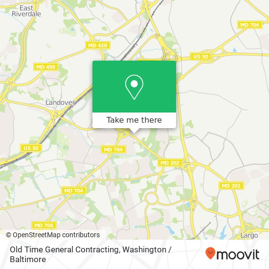 Mapa de Old Time General Contracting