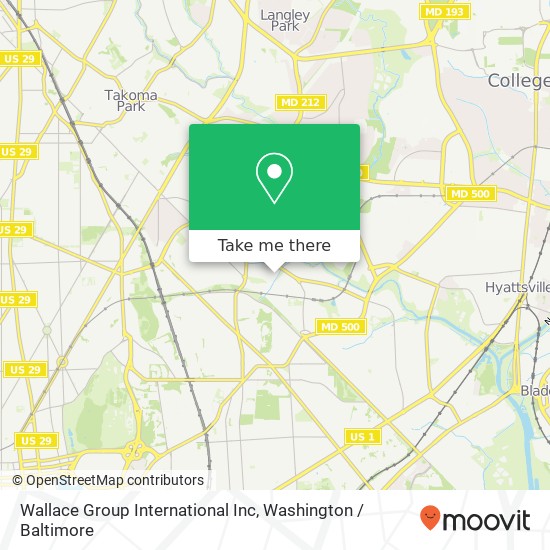 Wallace Group International Inc map