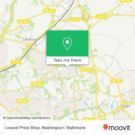 Mapa de Lowest Price Shop