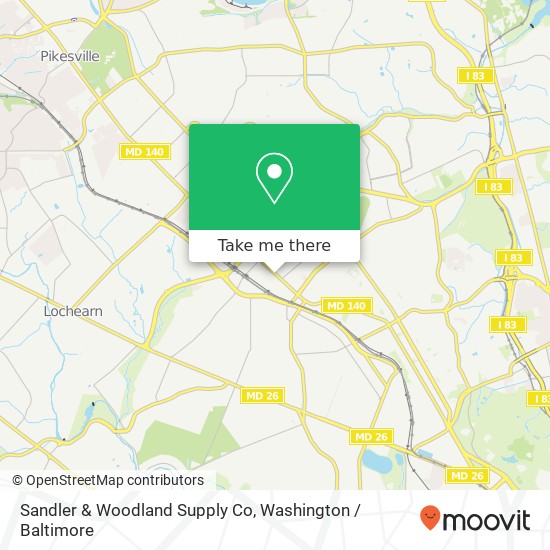 Mapa de Sandler & Woodland Supply Co