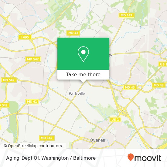 Mapa de Aging, Dept Of