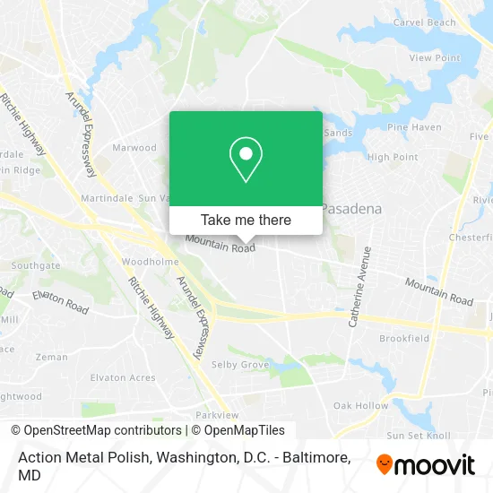 Action Metal Polish map