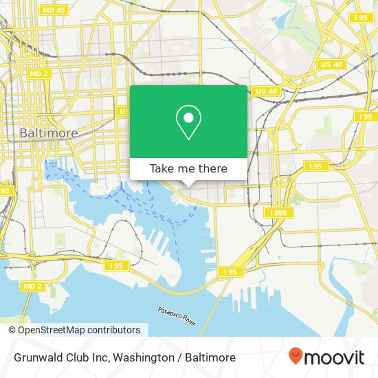 Grunwald Club Inc map