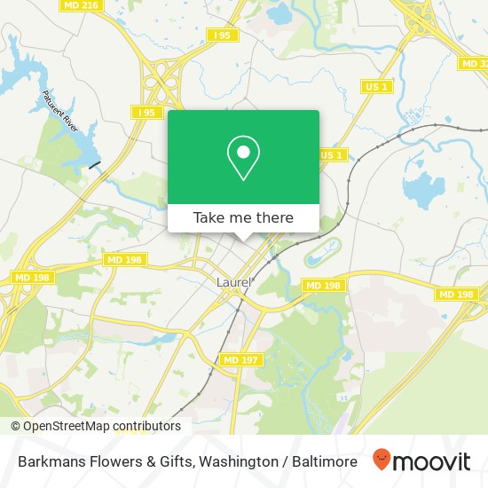Barkmans Flowers & Gifts map