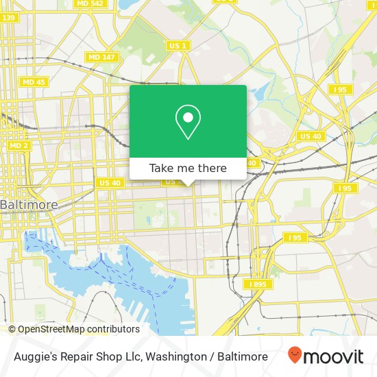 Auggie's Repair Shop Llc map