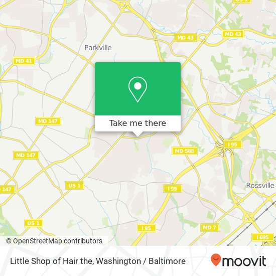 Mapa de Little Shop of Hair the