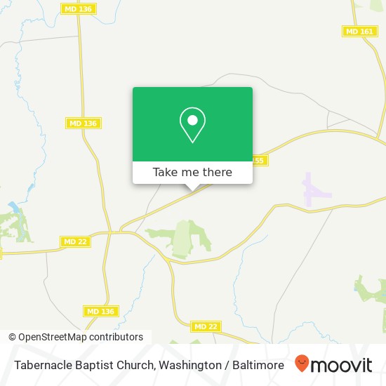 Tabernacle Baptist Church map