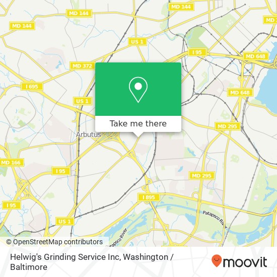 Mapa de Helwig's Grinding Service Inc