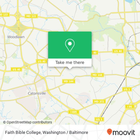 Mapa de Faith Bible College