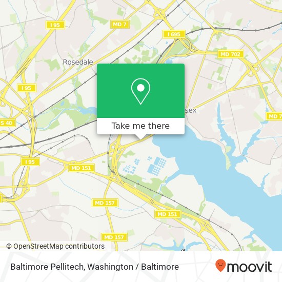 Baltimore Pellitech map