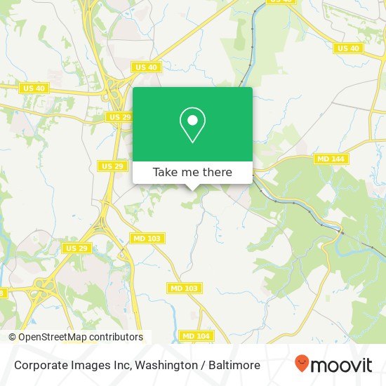 Corporate Images Inc map