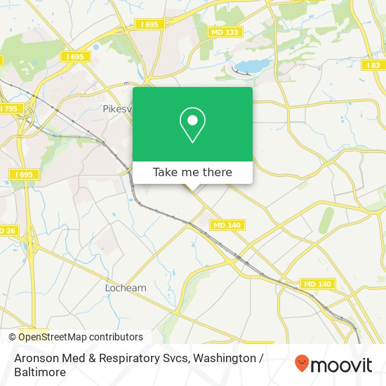 Aronson Med & Respiratory Svcs map