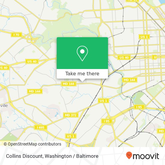Mapa de Collins Discount