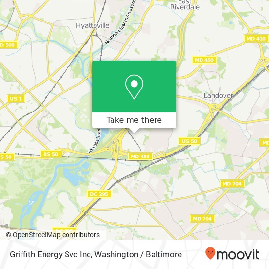 Griffith Energy Svc Inc map