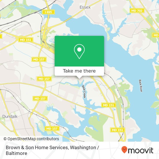 Brown & Son Home Services map