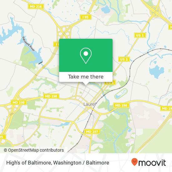 Mapa de High's of Baltimore