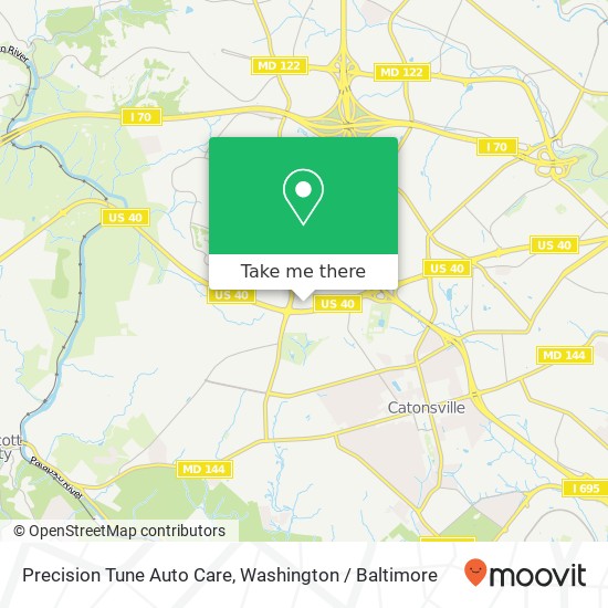 Precision Tune Auto Care map