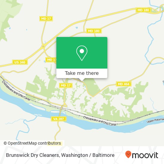 Mapa de Brunswick Dry Cleaners