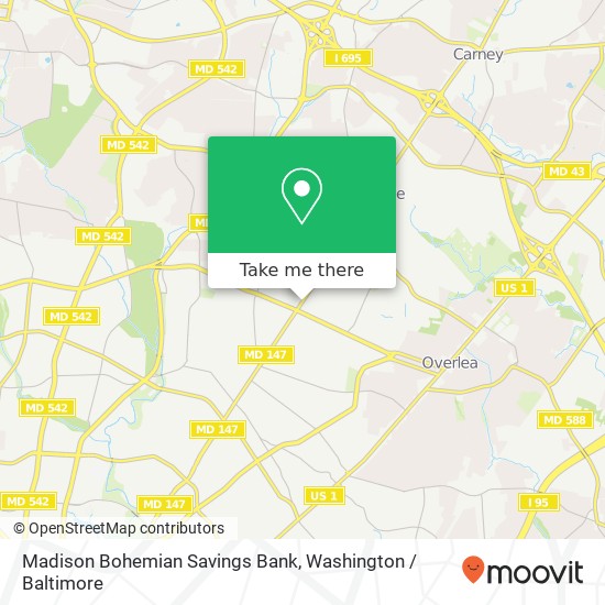 Mapa de Madison Bohemian Savings Bank