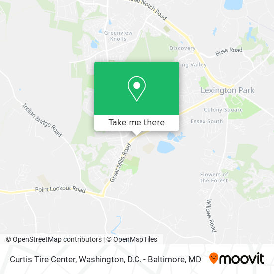 Curtis Tire Center map