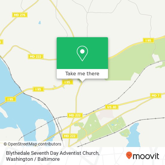 Blythedale Seventh Day Adventist Church map