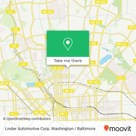 Mapa de Linder Automotive Corp