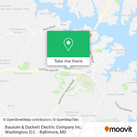 Mapa de Bausum & Duckett Electric Company Inc