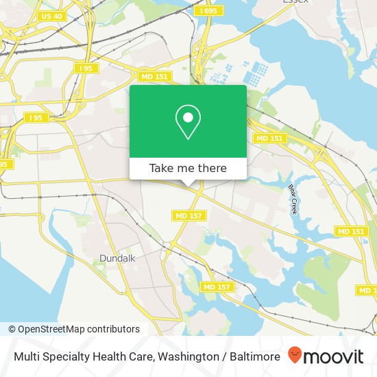 Multi Specialty Health Care map