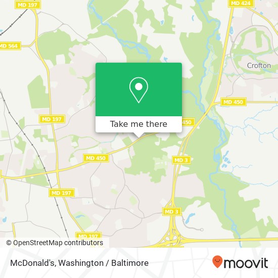 McDonald's map