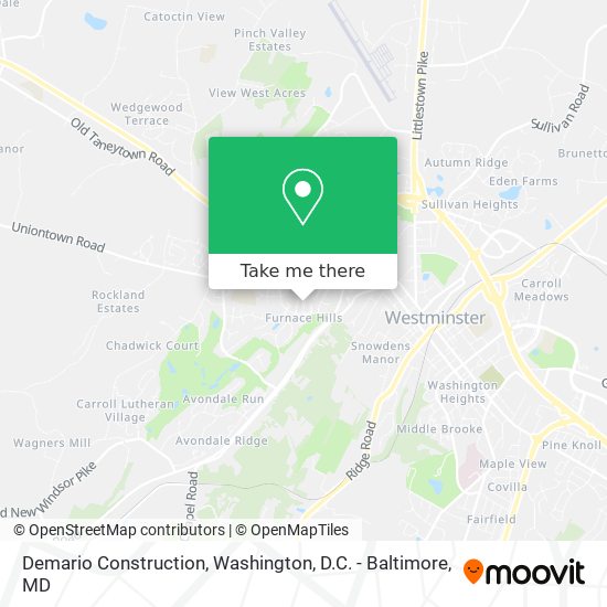 Mapa de Demario Construction