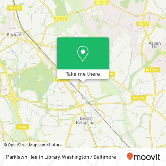 Parklawn Health Library map