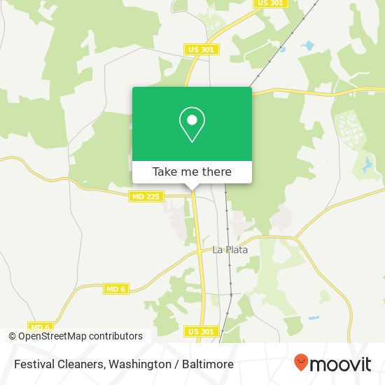 Festival Cleaners map