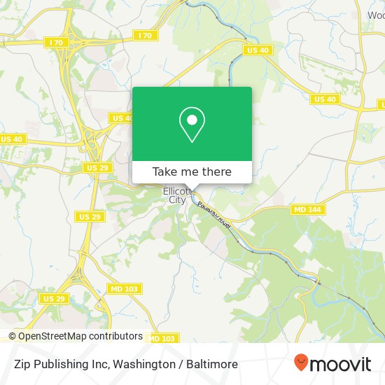 Zip Publishing Inc map