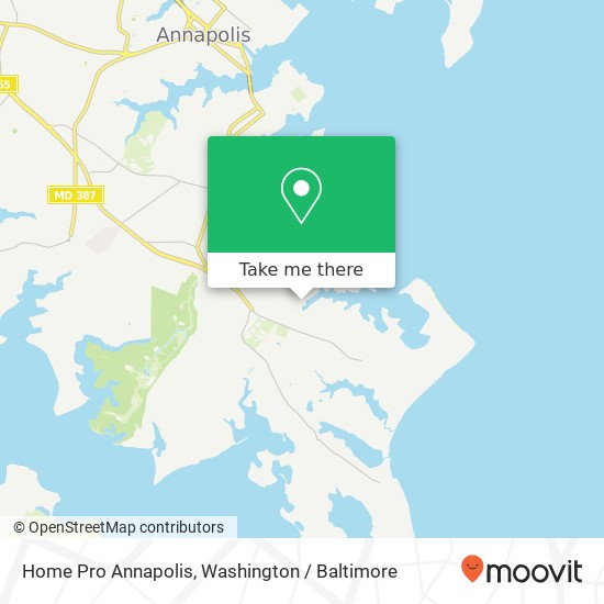 Mapa de Home Pro Annapolis