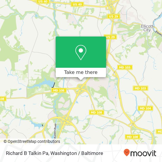 Mapa de Richard B Talkin Pa