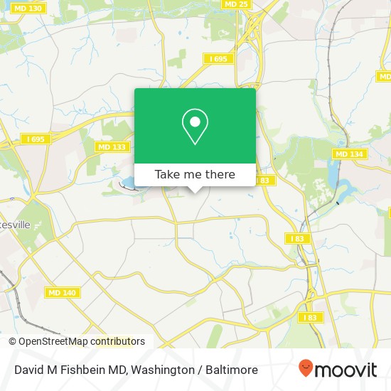 David M Fishbein MD map
