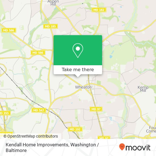 Mapa de Kendall Home Improvements