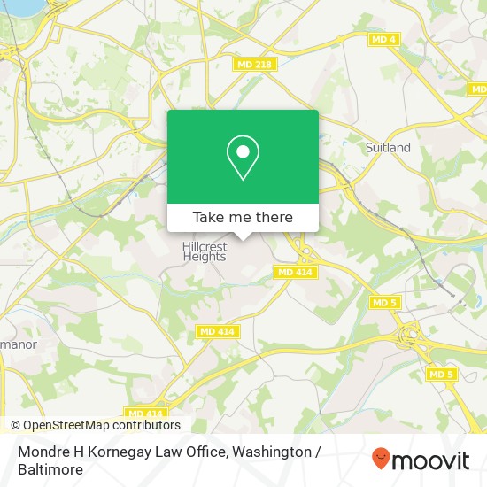 Mapa de Mondre H Kornegay Law Office