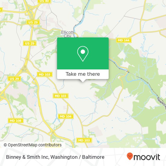 Mapa de Binney & Smith Inc