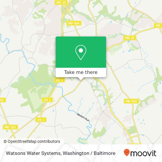 Watsons Water Systems map