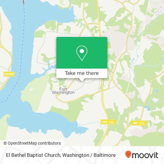 Mapa de El Bethel Baptist Church