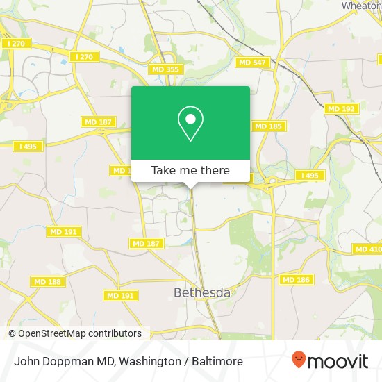 John Doppman MD map