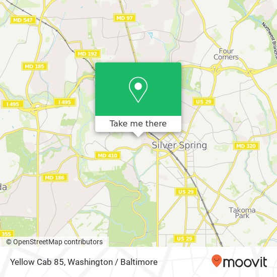 Mapa de Yellow Cab 85