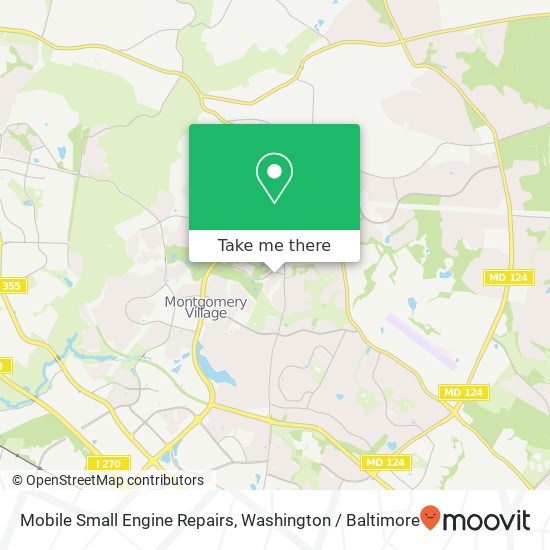 Mapa de Mobile Small Engine Repairs